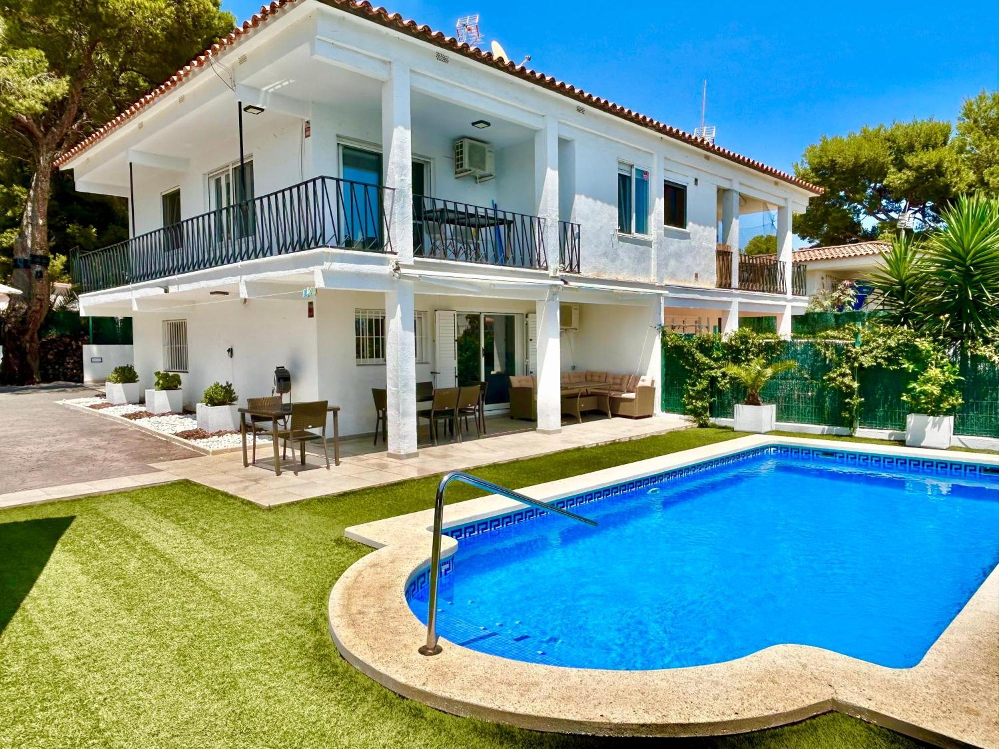 Chalet Con Piscina Privada En Alcocebre Alcala de Xivert Bagian luar foto