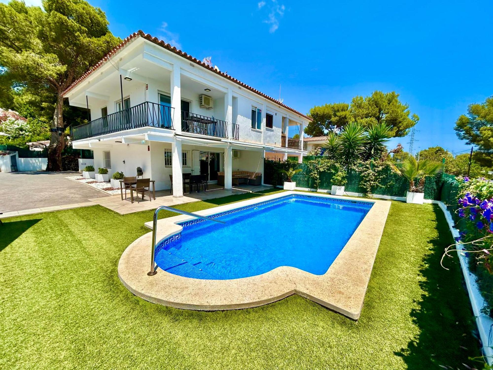 Chalet Con Piscina Privada En Alcocebre Alcala de Xivert Bagian luar foto